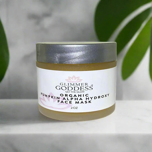 Organic Pumpkin Alpha Hydroxy Face Mask - Exfoliate & Regenerate Skin - Opal Accents