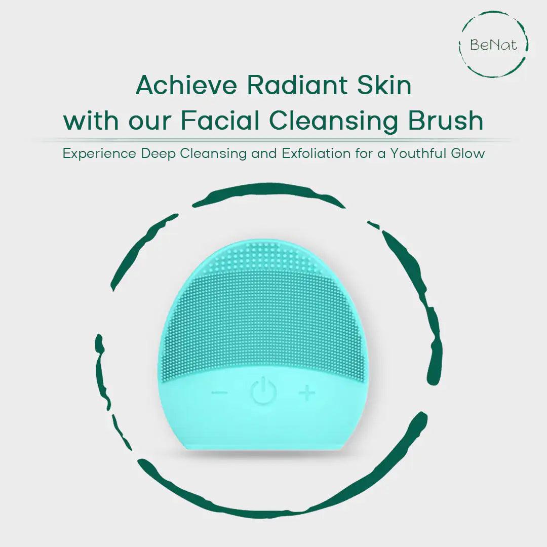 Rechargeable Facial Cleansing Brush - Deep Cleansing & Exfoliation - Opal Accents