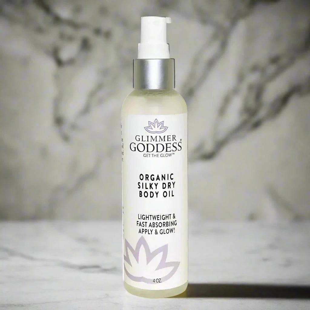 Organic Silky Dry Body Oil - Hydrate, Moisturize & Soften - Opal Accents