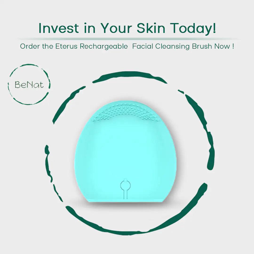 Rechargeable Facial Cleansing Brush - Deep Cleansing & Exfoliation - Opal Accents