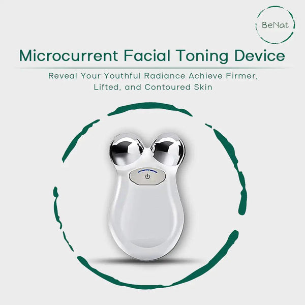 Microcurrent Facial Toning Massager - Reduce Wrinkles