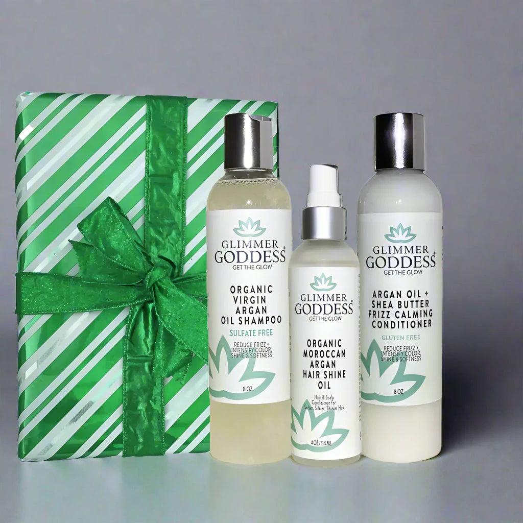 Organic Argan Oil Trio - Cleanse, Nourish & Hydrate - Opal Accents