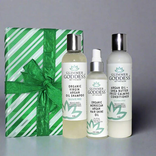 Organic Argan Oil Trio - Cleanse, Nourish & Hydrate - Opal Accents